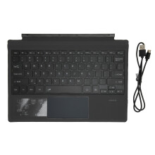 Tastiera Bluetooth con trackpad di precisione, batteria ricaricabile, design ergonomico, connessione wireless, ultra sottile, retroilluminazione LED