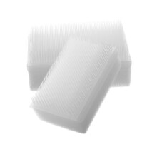 2pcs Dual Sided Nail Scrub Brush Compact Travel Size for Hand Cleaning Home and Salon Use
