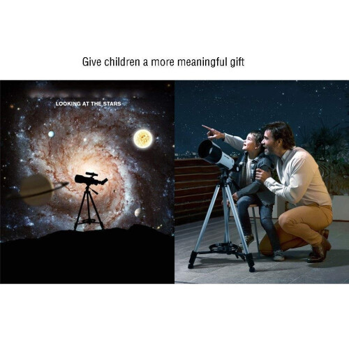 Telescope for Beginners 70mm Refractor with Tripod Clear Night Viewing Resolution Optics 2