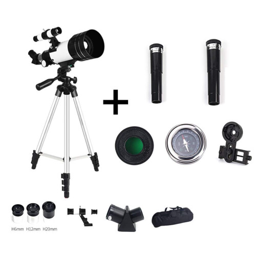 Astronomical Telescope 70mm Refractor for Beginners Kids with Tripod Backpack Bright Optics 1