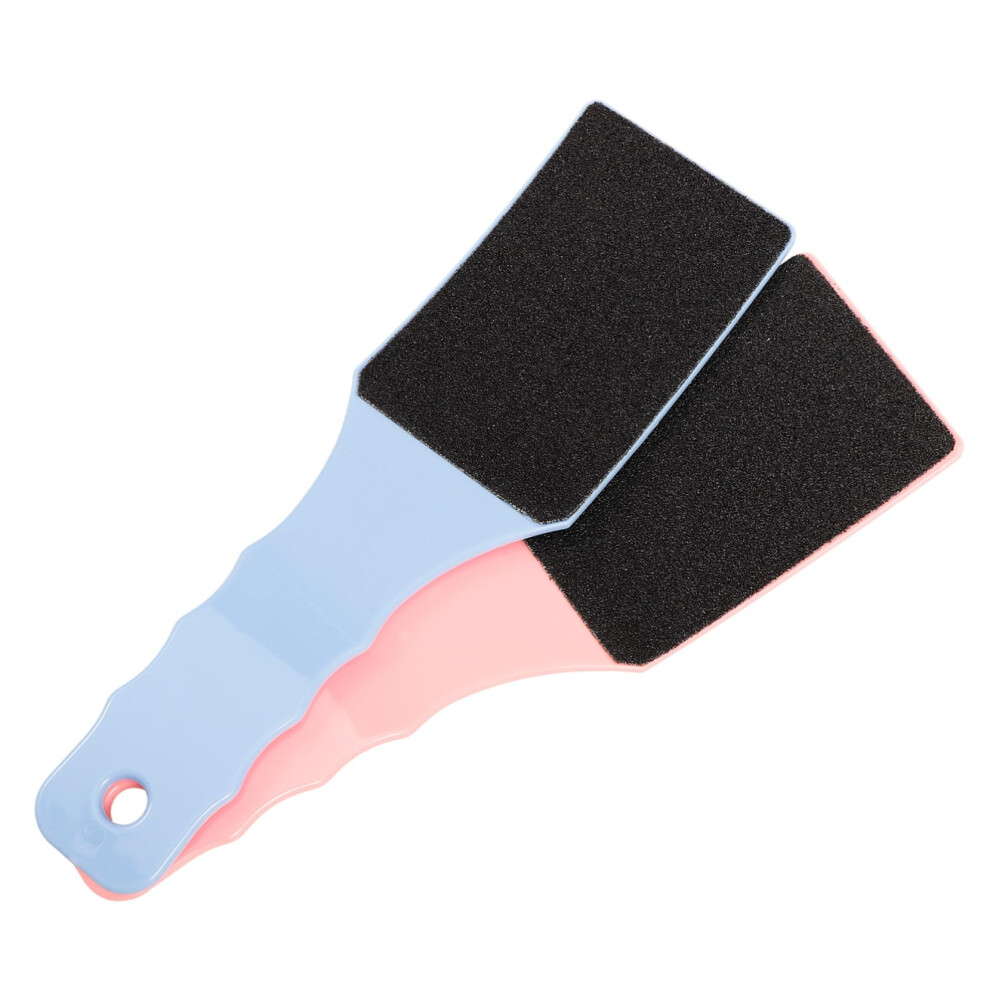 2Pcs Double Sided Foot File Callus Remover with Large Abrasive Surface and Ergonomic Handle