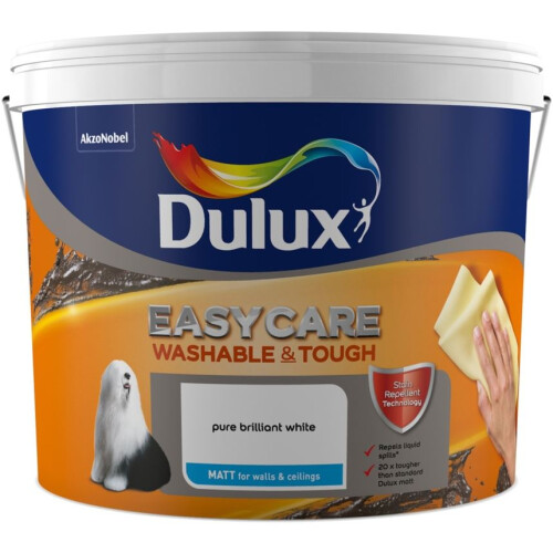 Dulux Dulux - Easycare Matt 10L - Pure Brilliant White