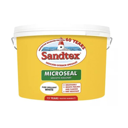 Sandtex Sandtex - Smooth Masonry Paint 10L - PBW 2