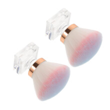 2pcs Nail Cleaning Brush with Soft Bristles for Manicure and Gentle Fingernail Care