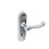 Securit - Chrome Shaped Lock Handles (1 Pair) - 170mm 1