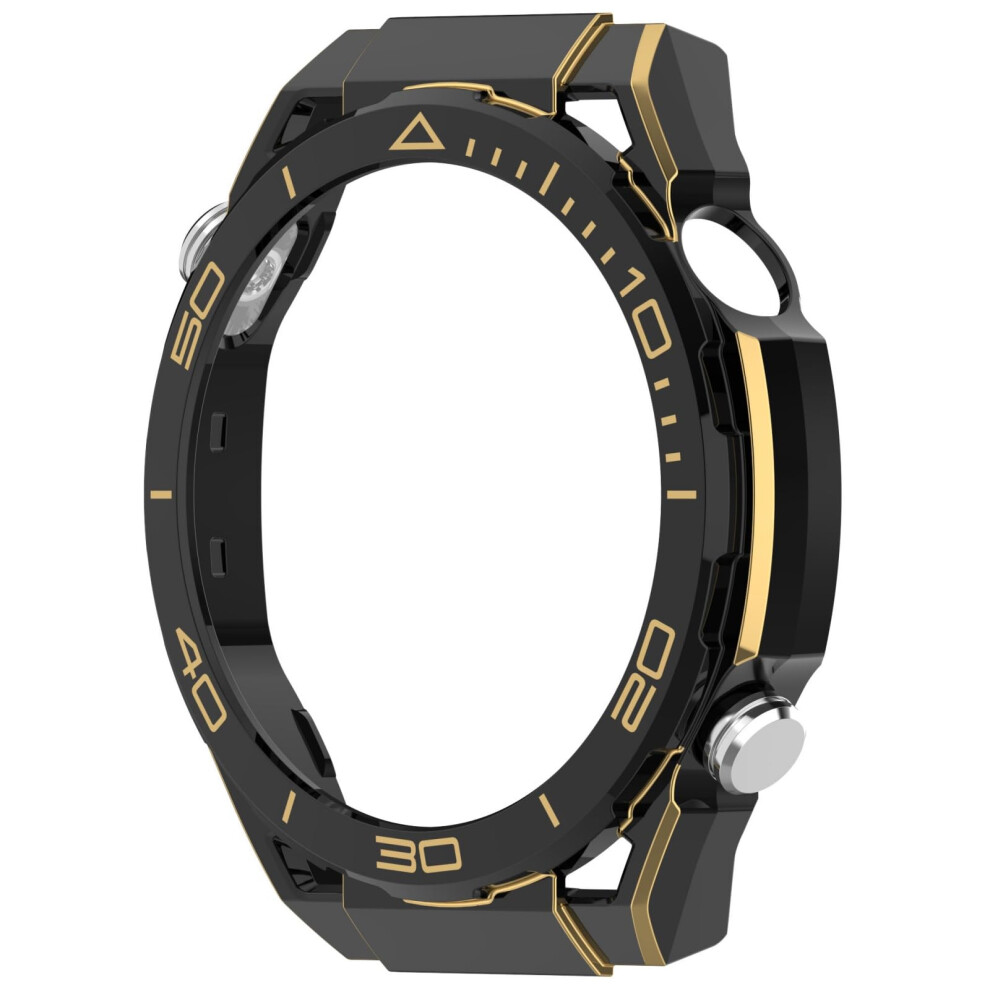 Smartwatch Protective Case 46Mm Full Coverage Scratchproof Bumper Frame Black And Gold Black,Gold 9455672960137