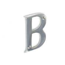 Securit - Chrome Letter 75mm - B