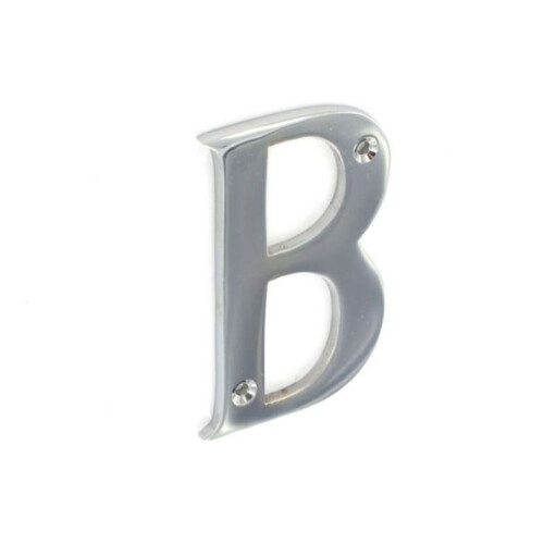 Securit - Chrome Letter 75mm - B