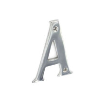 Securit - Chrome Letter 75mm - A