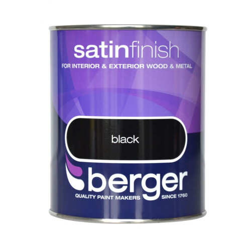 Berger - Satin Finish 750ml - Black