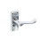 Securit - Chrome Scroll Privacy Handles (Pair) - 105mm 2