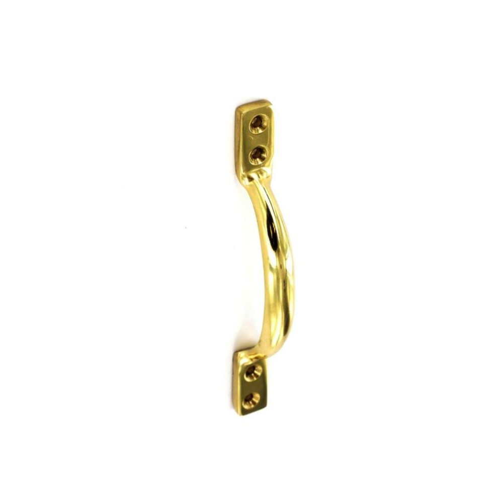 Securit - Brass Sash Handle - 125Mm 5019923125801
