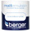Berger - Vinyl Matt 1L - Pure Brilliant White 1