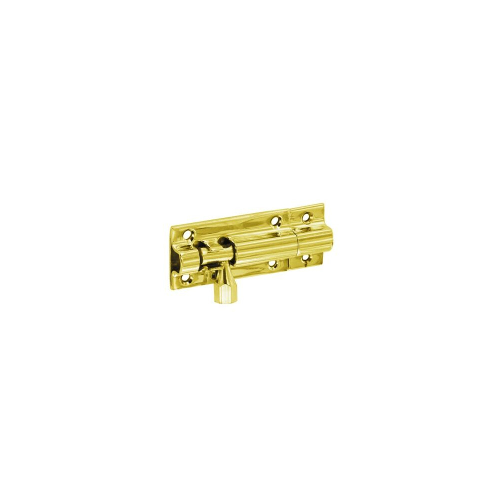 Securit - Brass Door Bolt 1" Wide - 50Mm 5019923115222