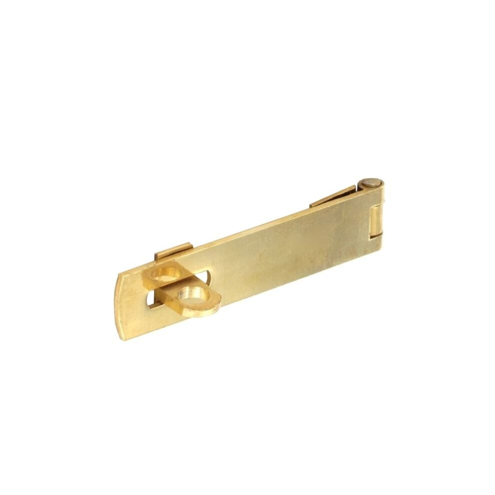 Securit - Brass Hasp & Staple - 75Mm 5019923114645