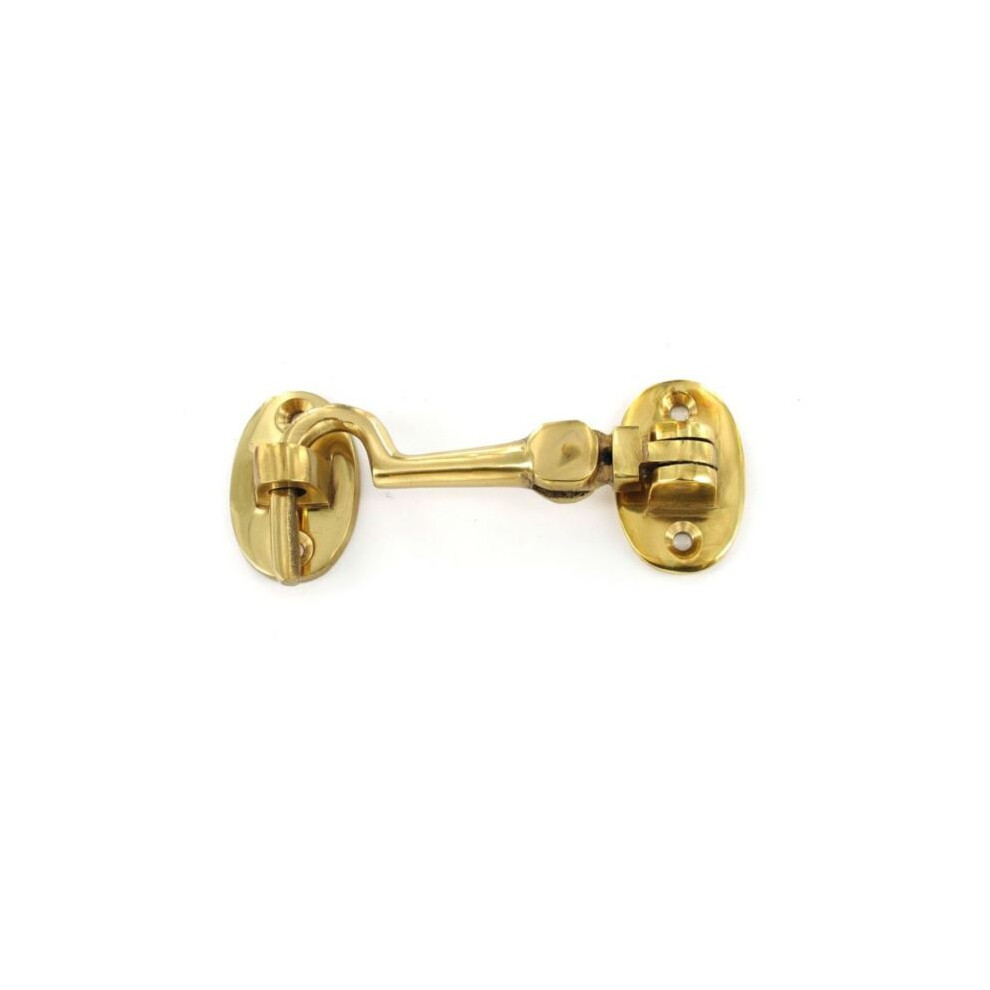 Securit - Brass Cabin Hook Silent Type - 250Mm 5019923225556