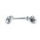 Securit - Chrome Cabin Hook - 150mm 1