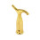 Securit - Brass Pole Hook - 125mm 1