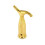 Securit - Brass Pole Hook - 125mm 2