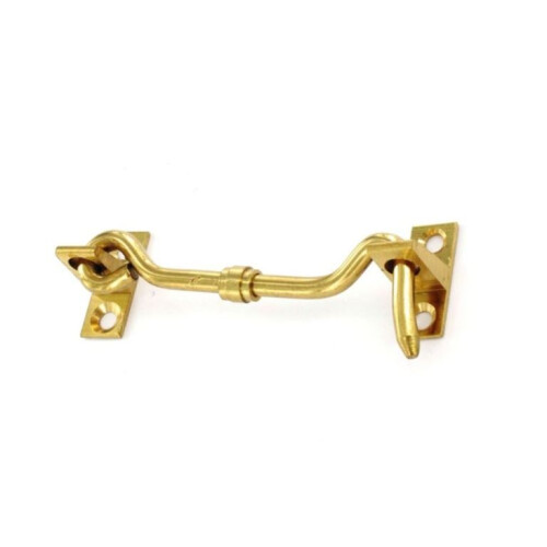 Securit - Brass Cabin Hook - 75mm