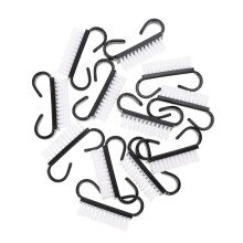 12pcs Nail Brush Set with Ergonomic Handle Grip for Manicure and Multiuse Nail Cleaning