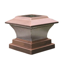 Solar Post Lights Outdoor Waterproof Solar Powered Pillar Lamps for Garden Pathway Yard Patio
