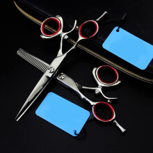 Professional 5.5 Inch LeftHanded Hair Cutting Scissors with Swivel Thumb and Sharp Steel Blades