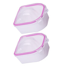 2pcs Nail Soaking Bowl Set for Efficient Gel and Acrylic Nail Removal at Home