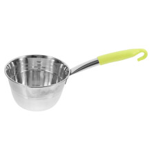 Stainless Steel Soup Ladle with Long Handle, Large Capacity Scoop for Cooking and Outdoor Use