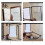 Acrylic Display Box Clear Dustproof Case Easy Assembly for  75583 Luxury Homes Model 5