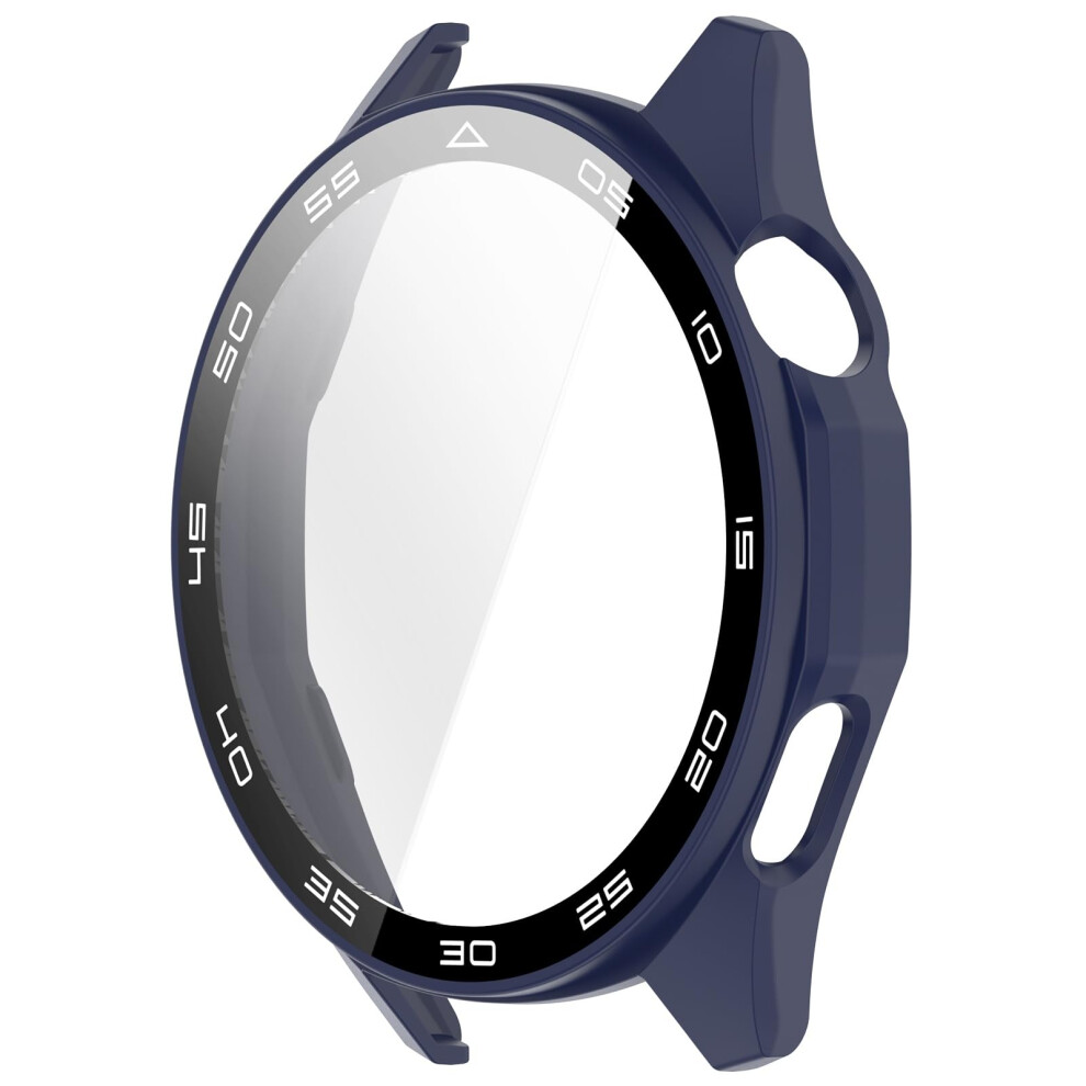 46Mm Smartwatch Screen Protector Case With Scratchproof Tempered Glass And Reinforced Edges Blue 9070919037573