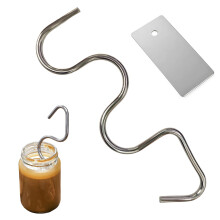 Peanut Butter Mixer with Scraper for Smooth Nut Butter Blending Fits Large Jars Easy Grip Handle