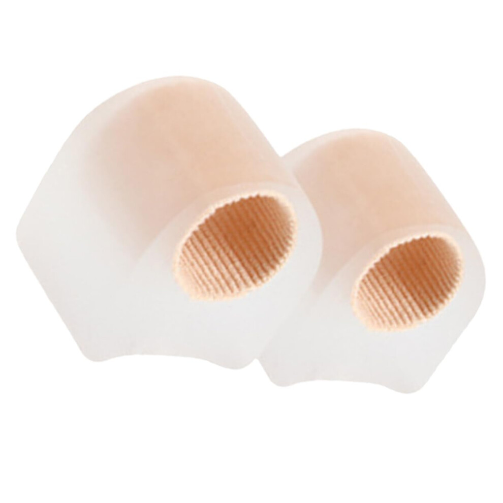 2Pcs Gel Toe Separators and Spacers for Overlapping Toes, Prevents Friction, Reusable