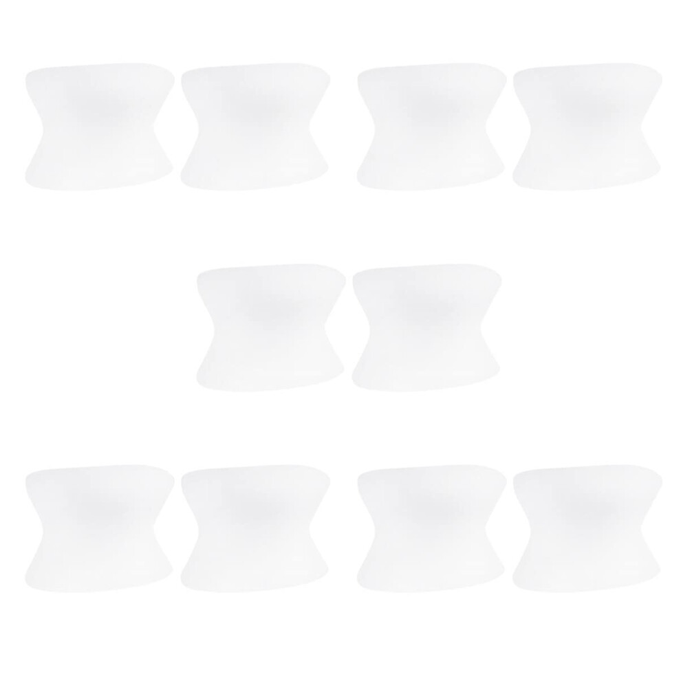 5 Pairs Toe Separators for Bunion Relief, Washable Reusable Spacers for Overlapping Toes