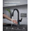 Touchless Matte Black Kitchen Faucet with Pull Down Sprayer, Smart Motion Sensor, 360 Rotation 2