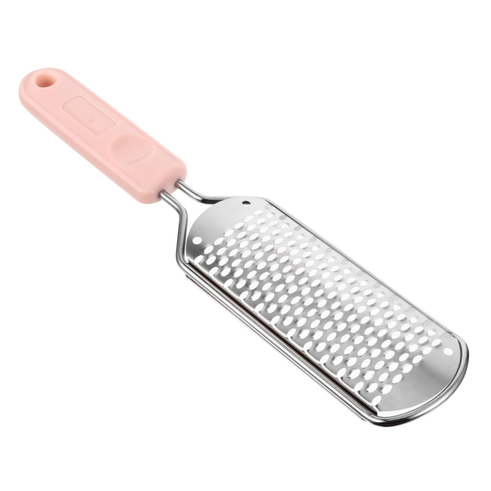 Stainless Steel Foot Scrubber and Callus Remover with DoubleSided Exfoliation for Dry Skin