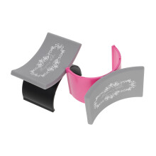 Nail Art Hand Rest U Shaped Silicone Cushion with Washable Cover for Manicure and Travel Use