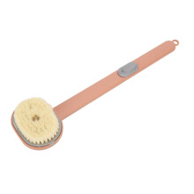 Badebürste mit langem Griff, pink, wasserdicht und abnehmbarer Bürstenkopf