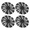 4 Pcs 15in Steel Wheel Hub Caps Set 9