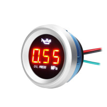 Indicatore di pressione dell'olio per auto e moto 0-1,00 MPa con allarme lampeggiante 9-35V sensore