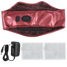 Ceinture de massage et de chaleur ajustable pour le bas du dos et l'abdomen, alimentée par USB, avec protection contre la surchauffe, ajustement