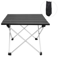 Klappbarer Campingtisch für den Außenbereich, leichter Aluminium-Tisch, tragbarer Strandtisch, faltbares Design, einfacher Aufbau,