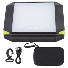 Rechargeable LED Worklight Super Bright Outdoor Light, Bright And Wide Coverage Portable Emergency Lamp Sturdy Construction with Hands Free Feature