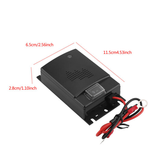 Pest Control Solution For Automotive Use, Rodent Deterrent With Variable Frequency Output Strobe Light Weather Resistant Dynamic Sound Waves Easy 1