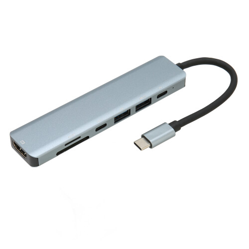 Διανομέας USB C με εξαιρετικά γρήγορη μεταφορά δεδομένων 5Gbps και φινίρισμα τύπου Mac, 1