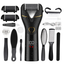 Electric Foot Callus Remover Kit with Long Battery Life, IPX6 Waterproof Rechargeable Foot File
