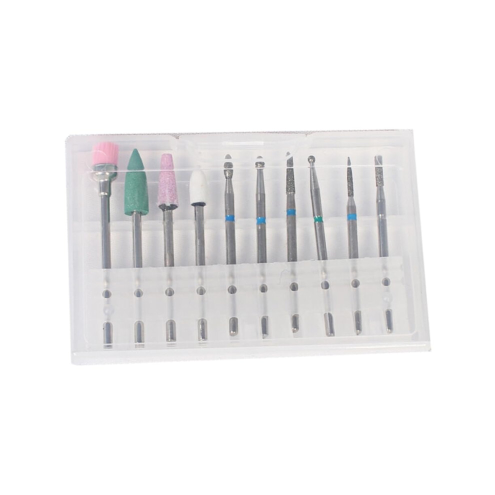 Tungsten Steel Nail Drill Bits Set for Acrylic and Gel Nails, Precision Shaping and Cuticle Care