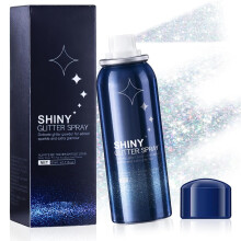 Glitter Spray for Hair and Body, Quick Drying Long Lasting Shimmer, Festivals and Parties 2.11oz