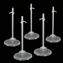 12Pack Adjustable Doll Stands with Waist Clip and Wide Base for 812 Inch Collectible Figures