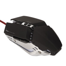Ergonomische Gaming-Maus 4 DPI RGB-Beleuchtung, 7 Tasten für PC & Laptop, schwarz